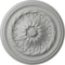 Ekena Millwork Wigan Ceiling Medallion, Hand-Painted Frost, 16"OD x 2 1/4"P CM16WGFRF - alternate 1